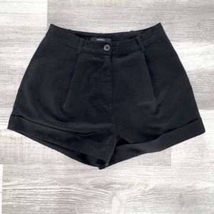 Forever 21 Black High-Waisted Shorts